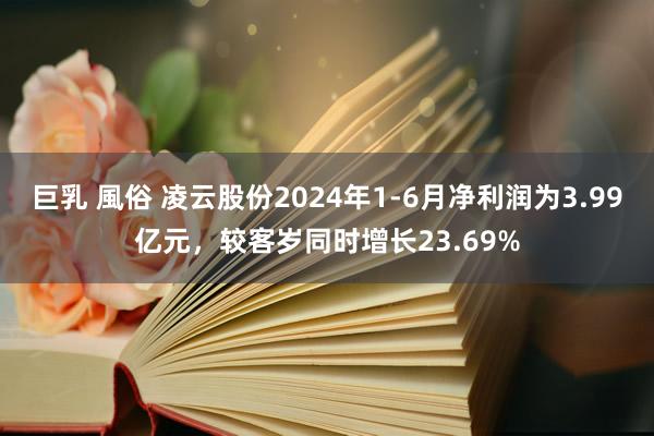 巨乳 風俗 凌云股份2024年1-6月净利润为3.99亿元，较客岁同时增长23.69%